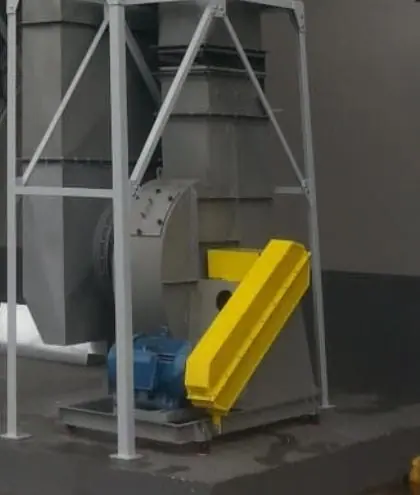 Sistema de ventilação industrial